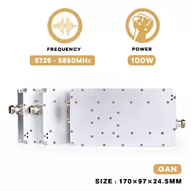  5.8g Anti-Drone Module Autel Mavic 3 Counter Dji RF Jammer Module GaN 100W Jamming Interceptor Signal Fpv C-Uas Uav Blocking PA Device System
            