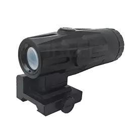  Auto Brightness Adjustment Red DOT Magnifier with 3X Magnifier Sight Flip up Quick Release Aluminum Alloy Optical 3X Magnifier Scope Fit
            