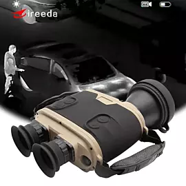  100mm Focal Length IP67 Uncooled Multifunctional Thermal Imaging Binoculars
            